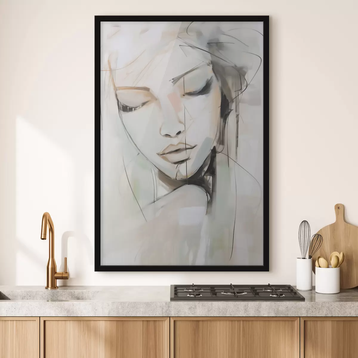 Poster Portret, imitație după un tablou f50979