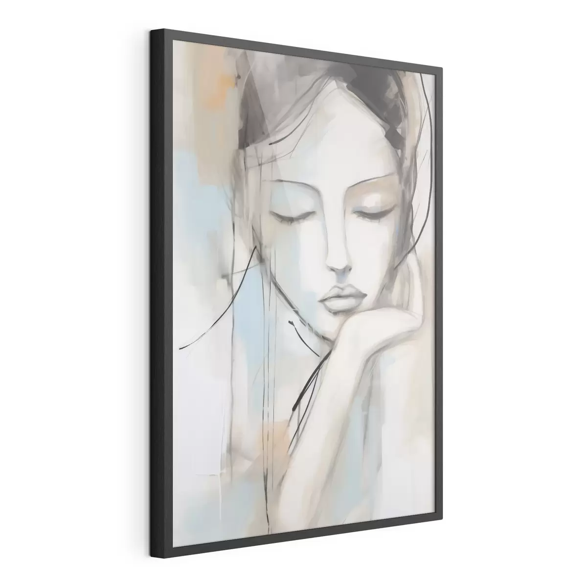 Poster Portret abstract, imitație a unui tablou f50980