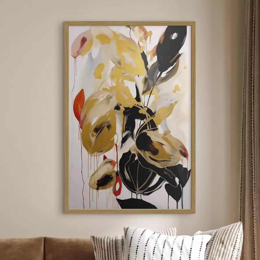 fototapet Abstracție haotică, imitație a picturii f50984