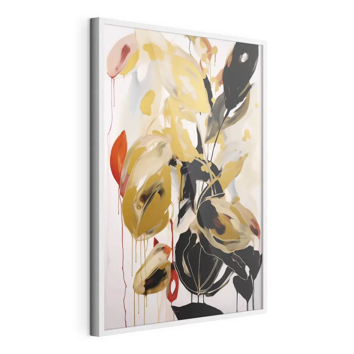 Poster Abstracție haotică, imitație a picturii f50984
