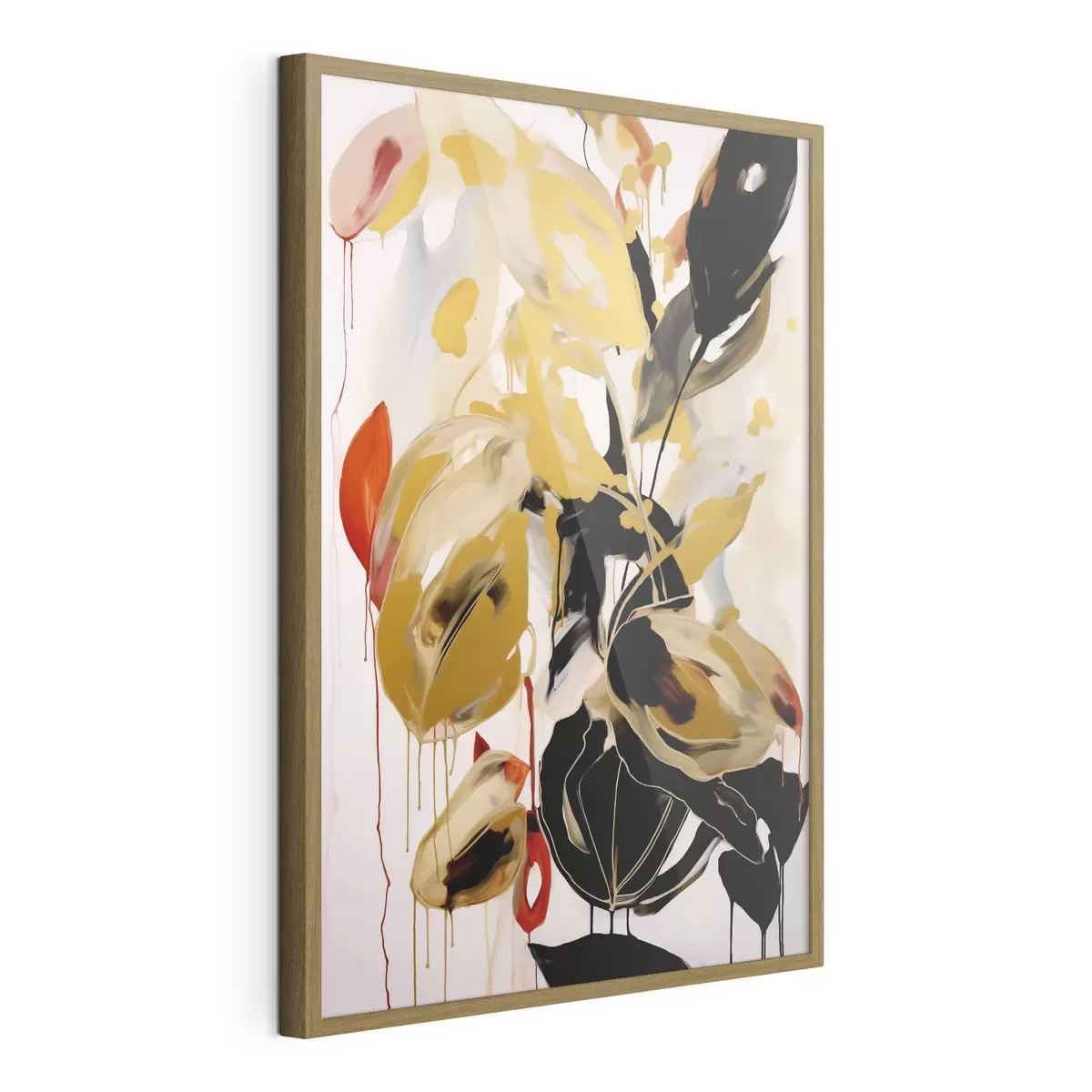 Poster Abstracție haotică, imitație a picturii f50984