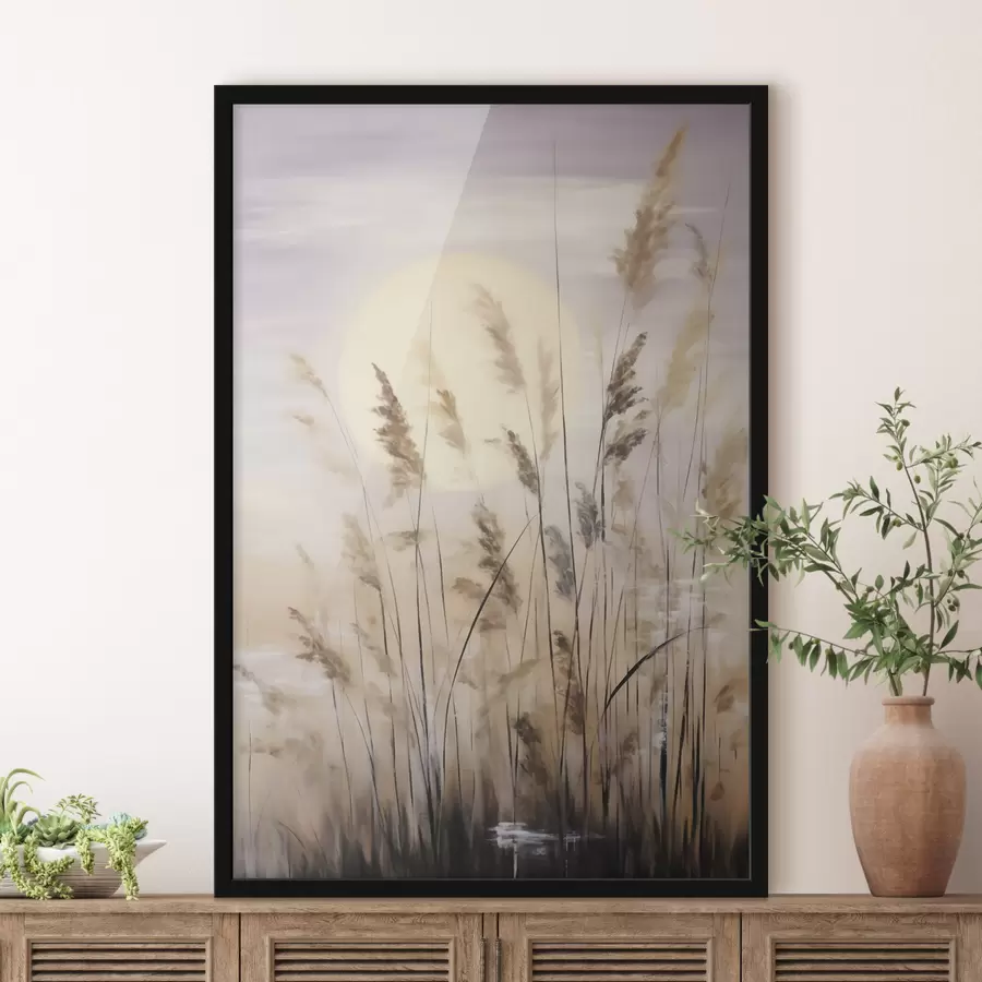 fototapet Plante abstracte, pictură în stil imitație f50986