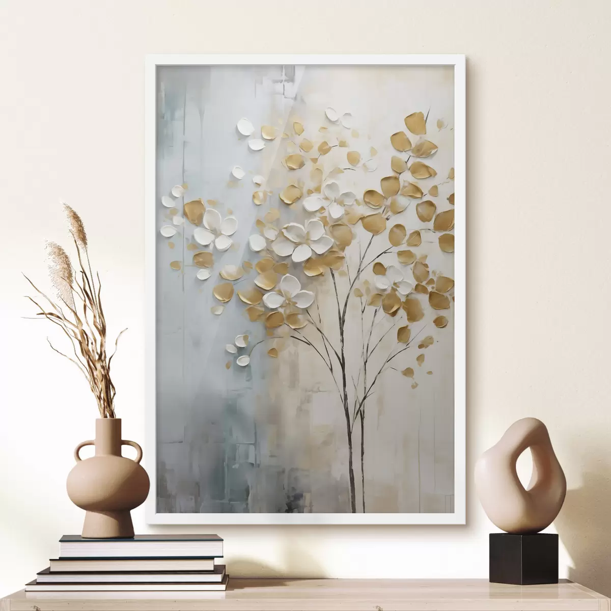 Poster Arbore abstract, pictură în stil imitație f50991