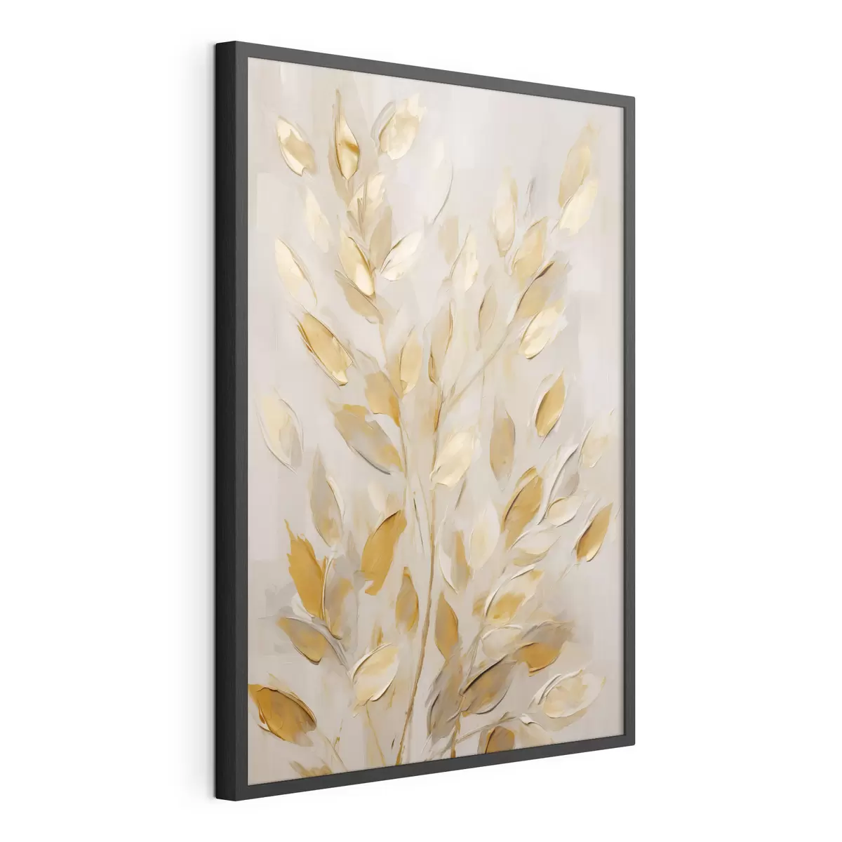 Poster Frunziș abstract, pictură în stil imitație f50994