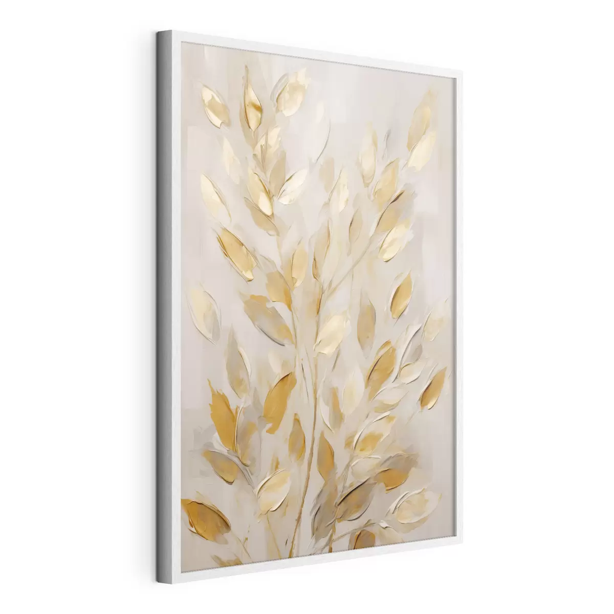 Poster Frunziș abstract, pictură în stil imitație f50994