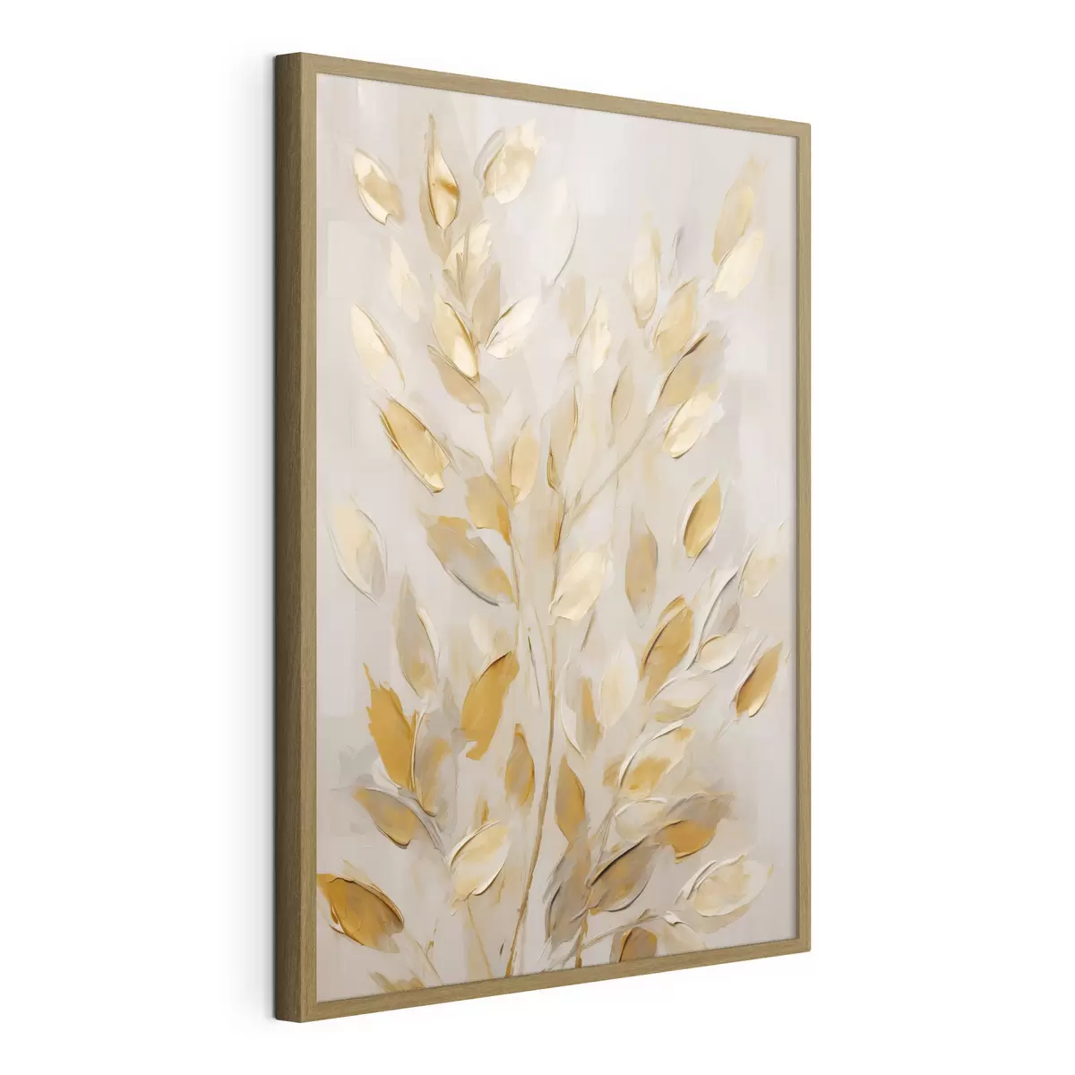 Poster Frunziș abstract, pictură în stil imitație f50994