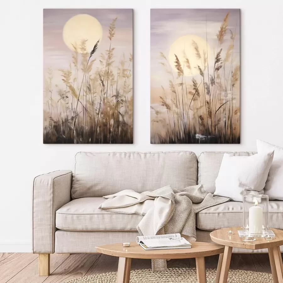 Tablouri Plante abstracte, pictură în stil imitație m31062
