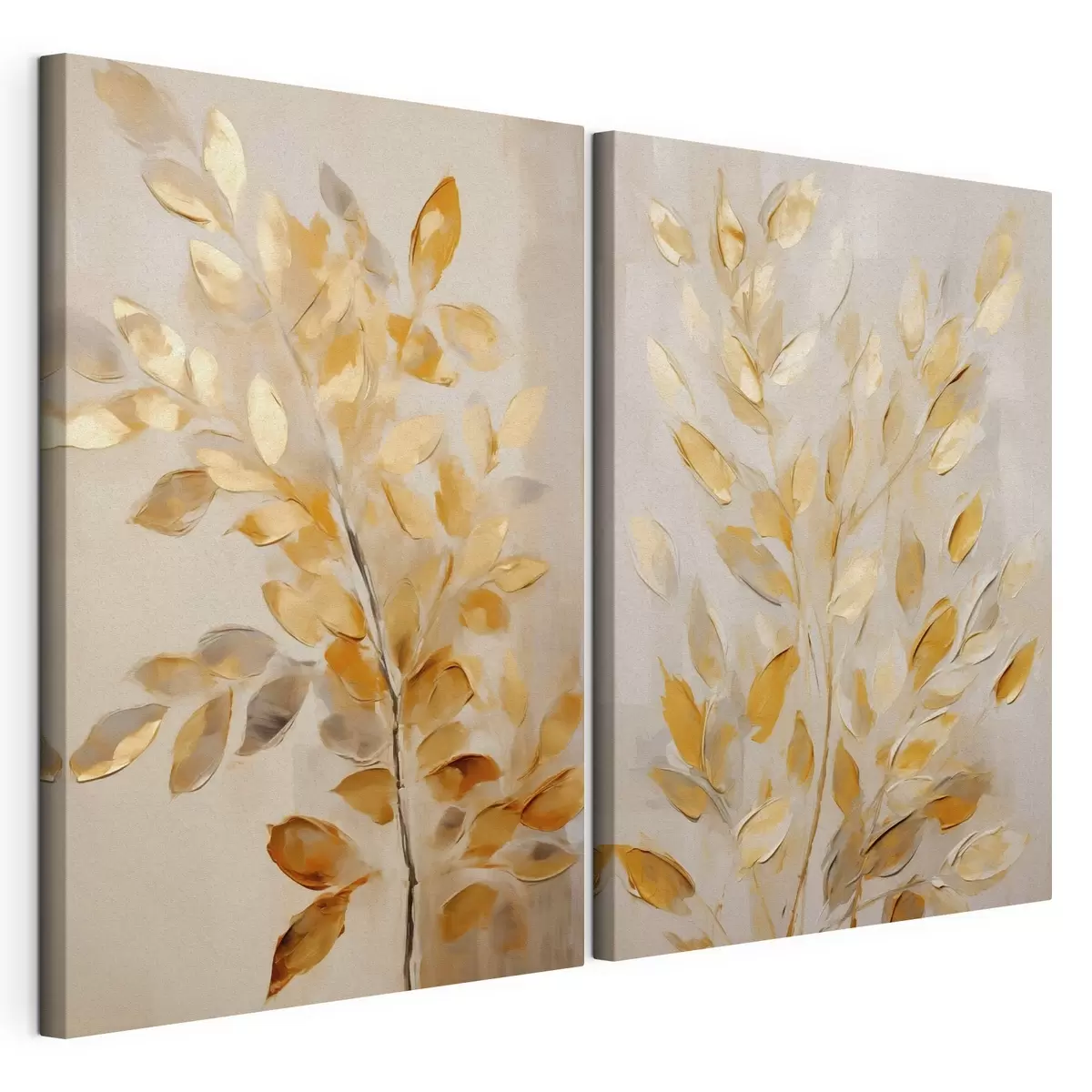 Tablouri Frunziș abstract, pictură în stil imitație m31066