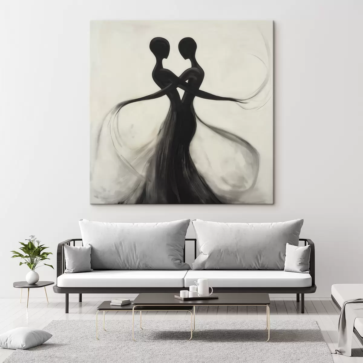 Tablouri Siluete abstracte întrețesute s51005