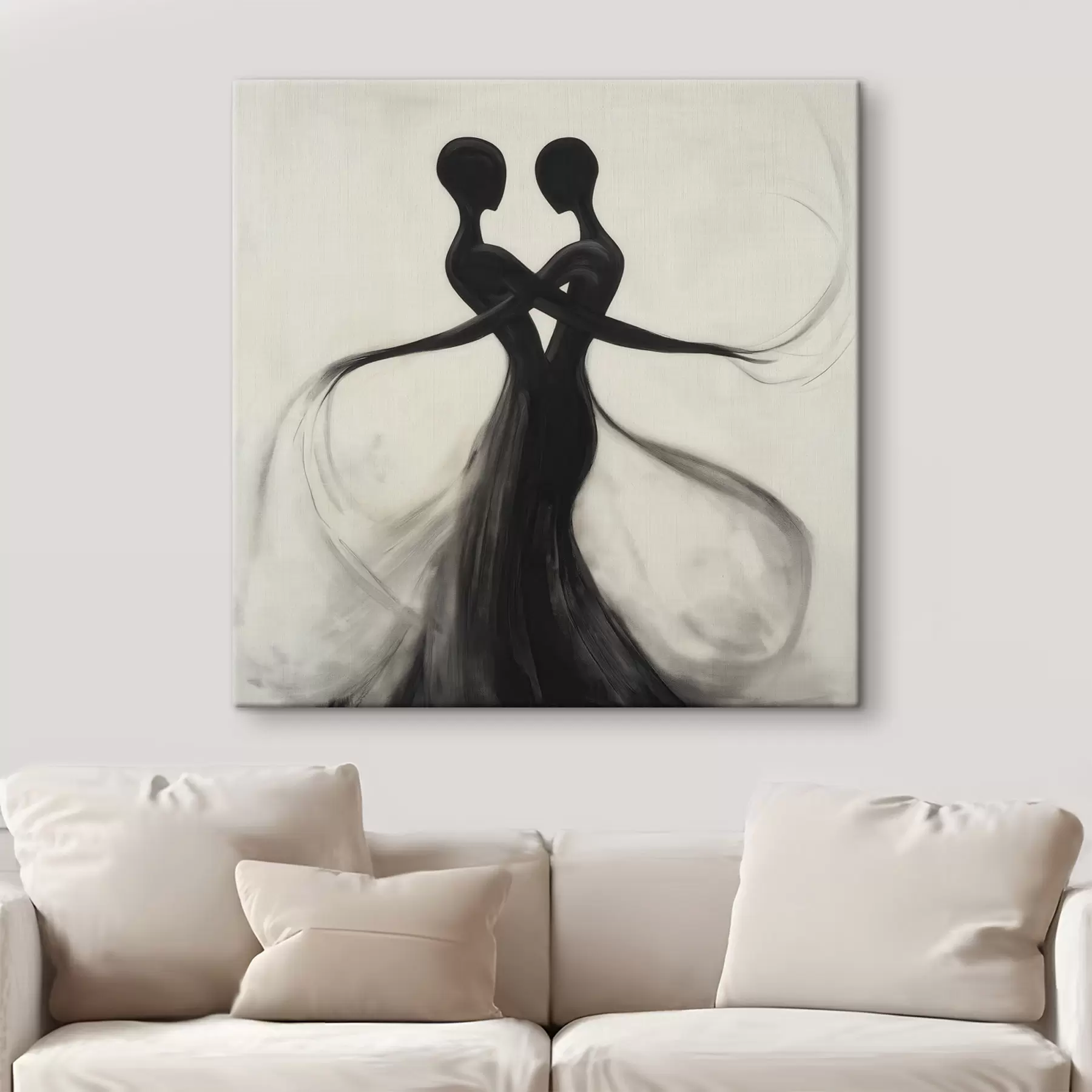 Tablouri Siluete abstracte întrețesute s51005