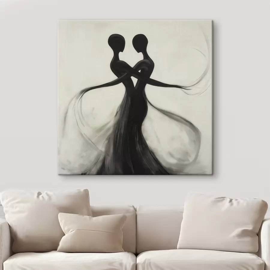 Tablouri Siluete abstracte întrețesute s51005