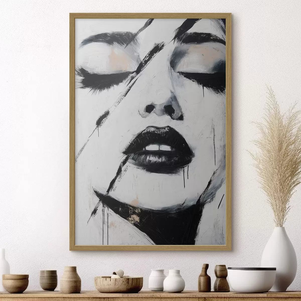 Poster Portret abstract f50999