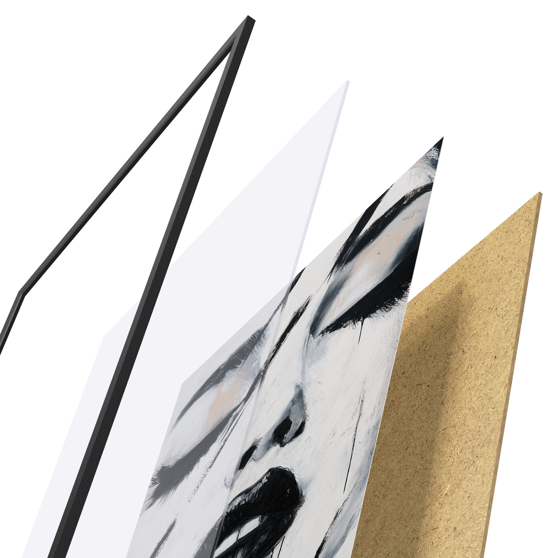 Poster Portret abstract f50999