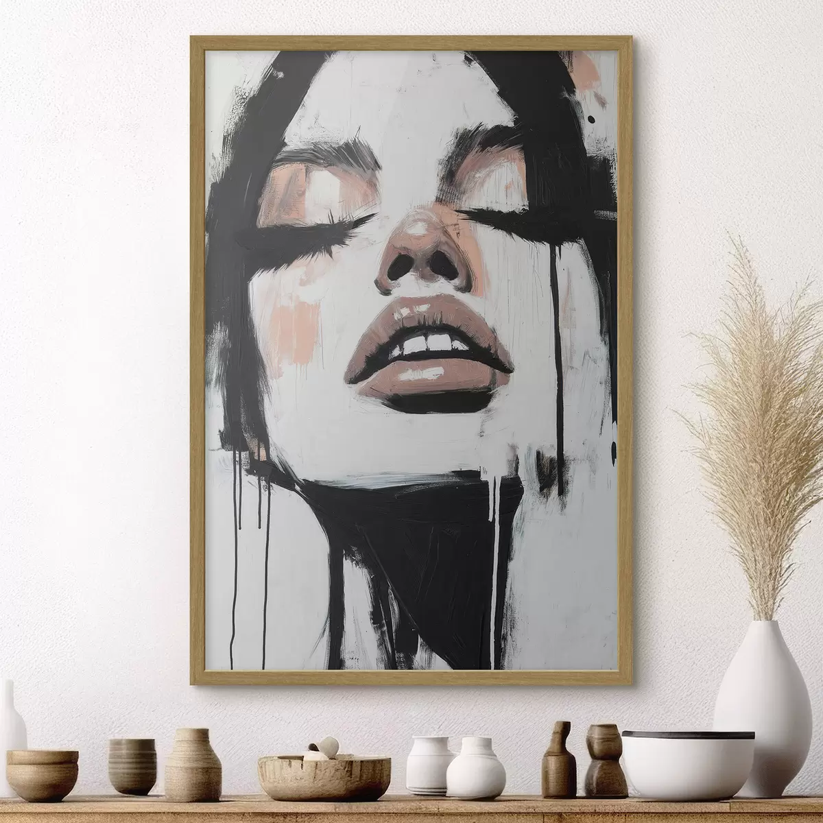 Poster Portret abstract f51000