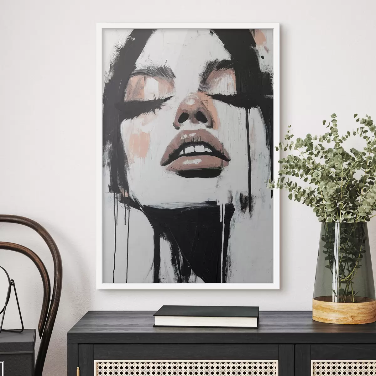 Poster Portret abstract f51000