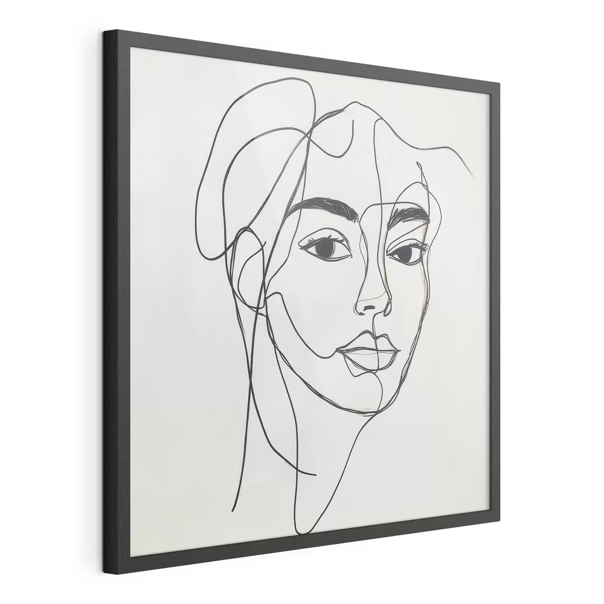Poster Portret liniar al unui chip f51001