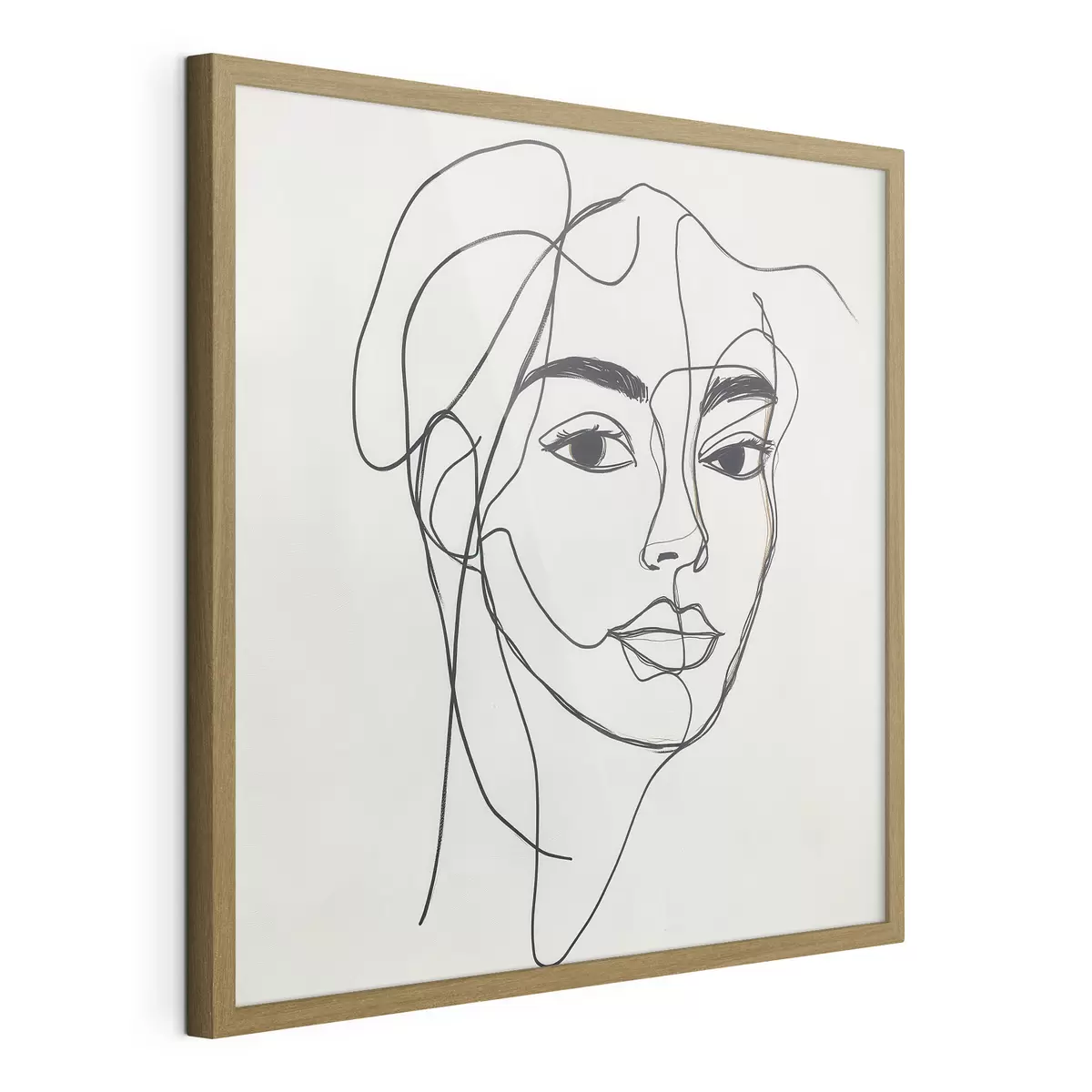 Poster Portret liniar al unui chip f51001