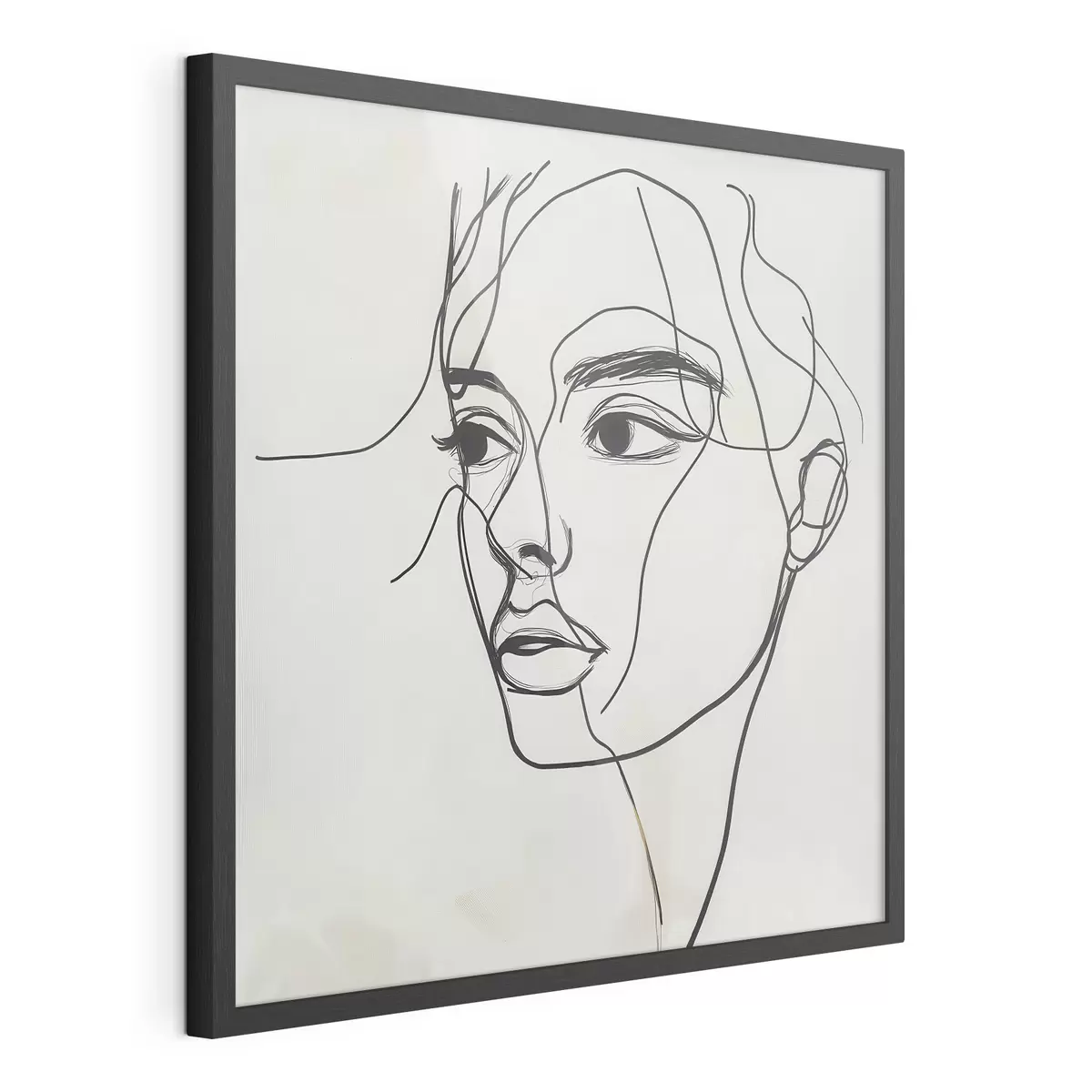 Poster Portret liniar al unui chip f51002