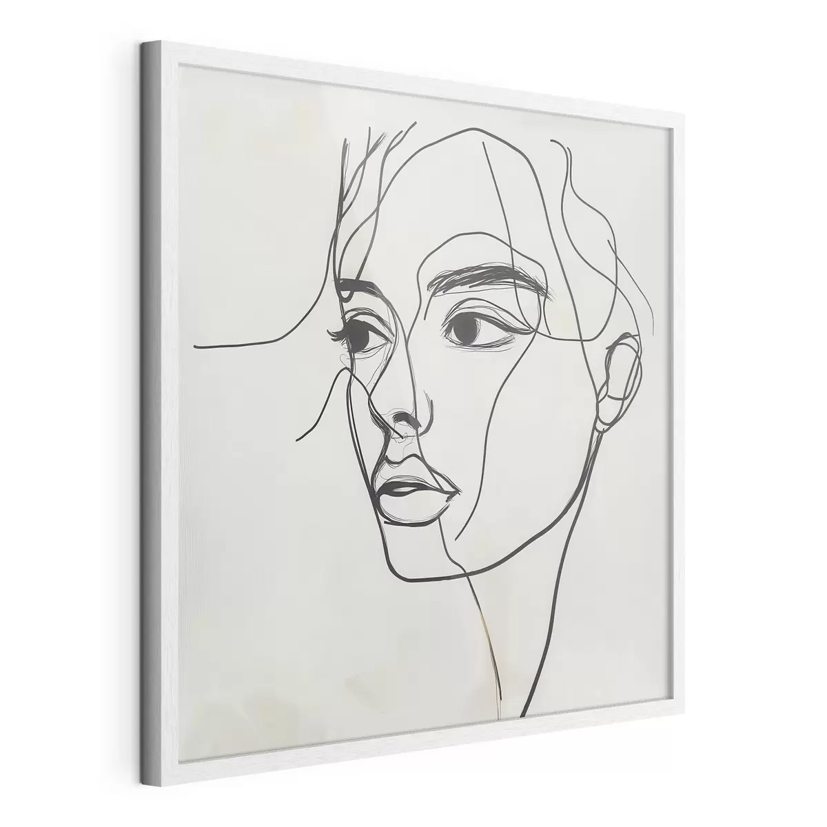Poster Portret liniar al unui chip f51002