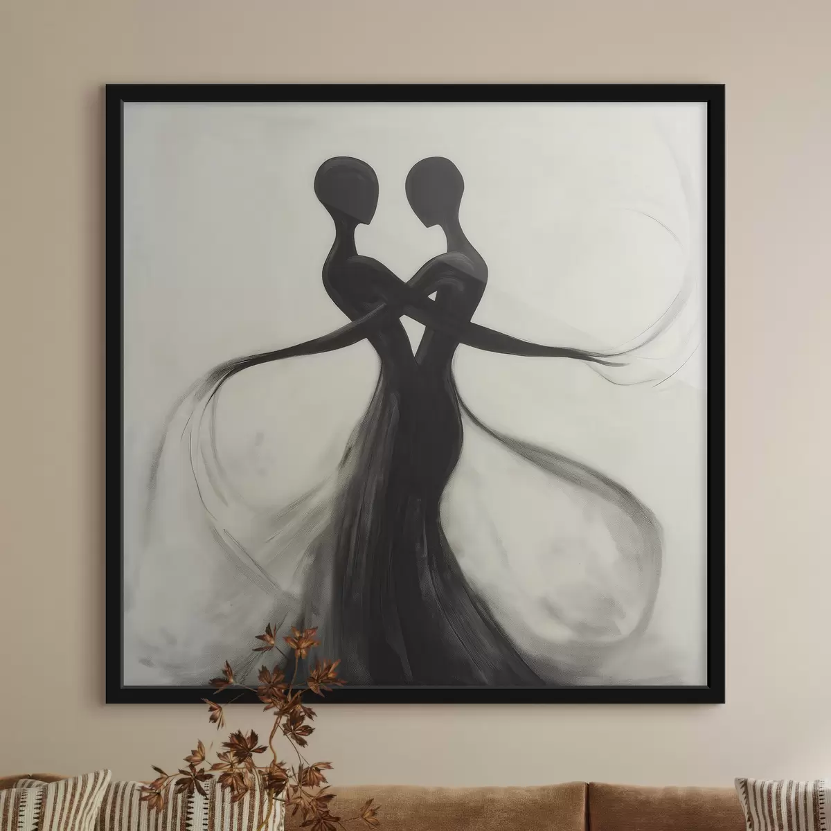 Poster Siluete abstracte întrețesute f51005