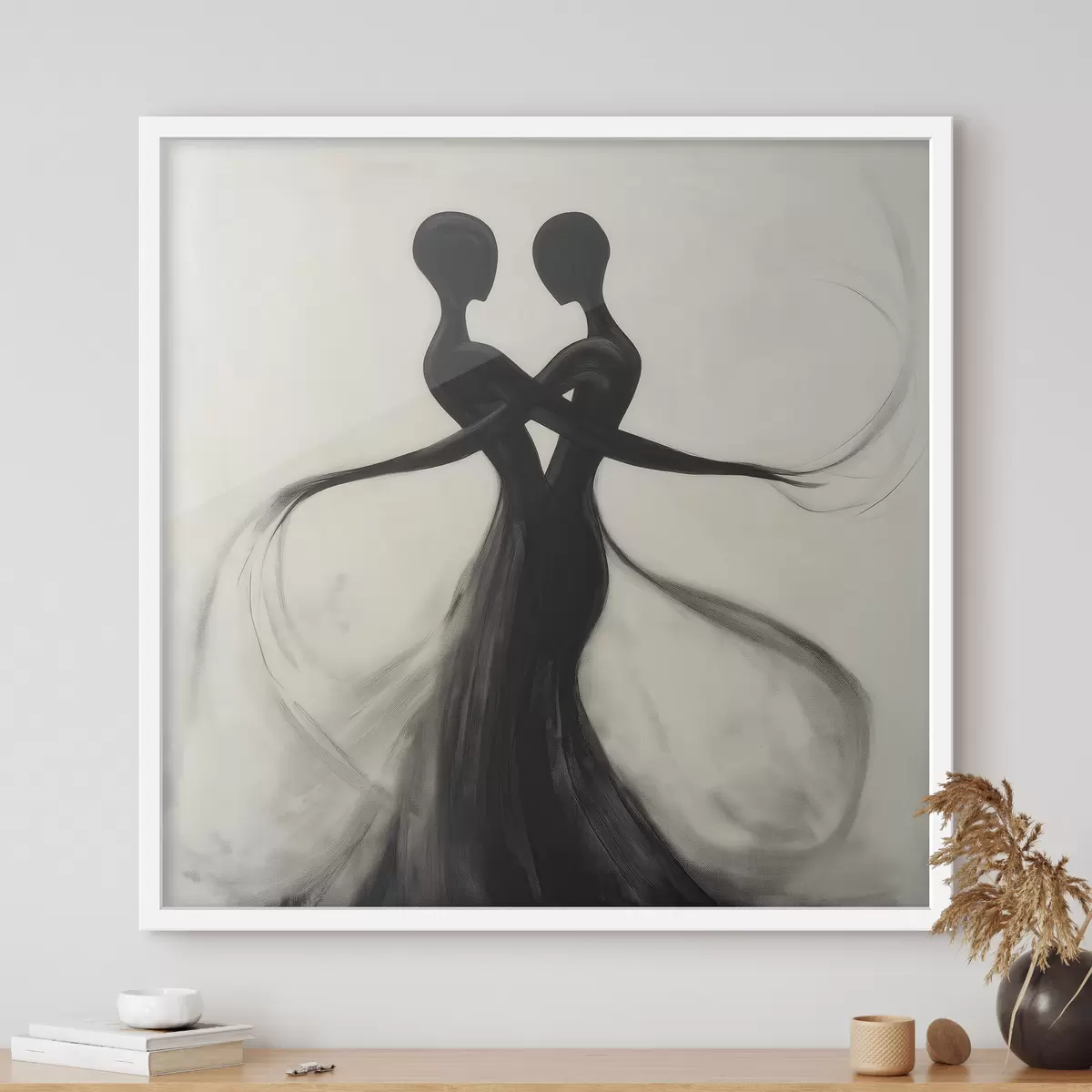 Poster Siluete abstracte întrețesute f51005