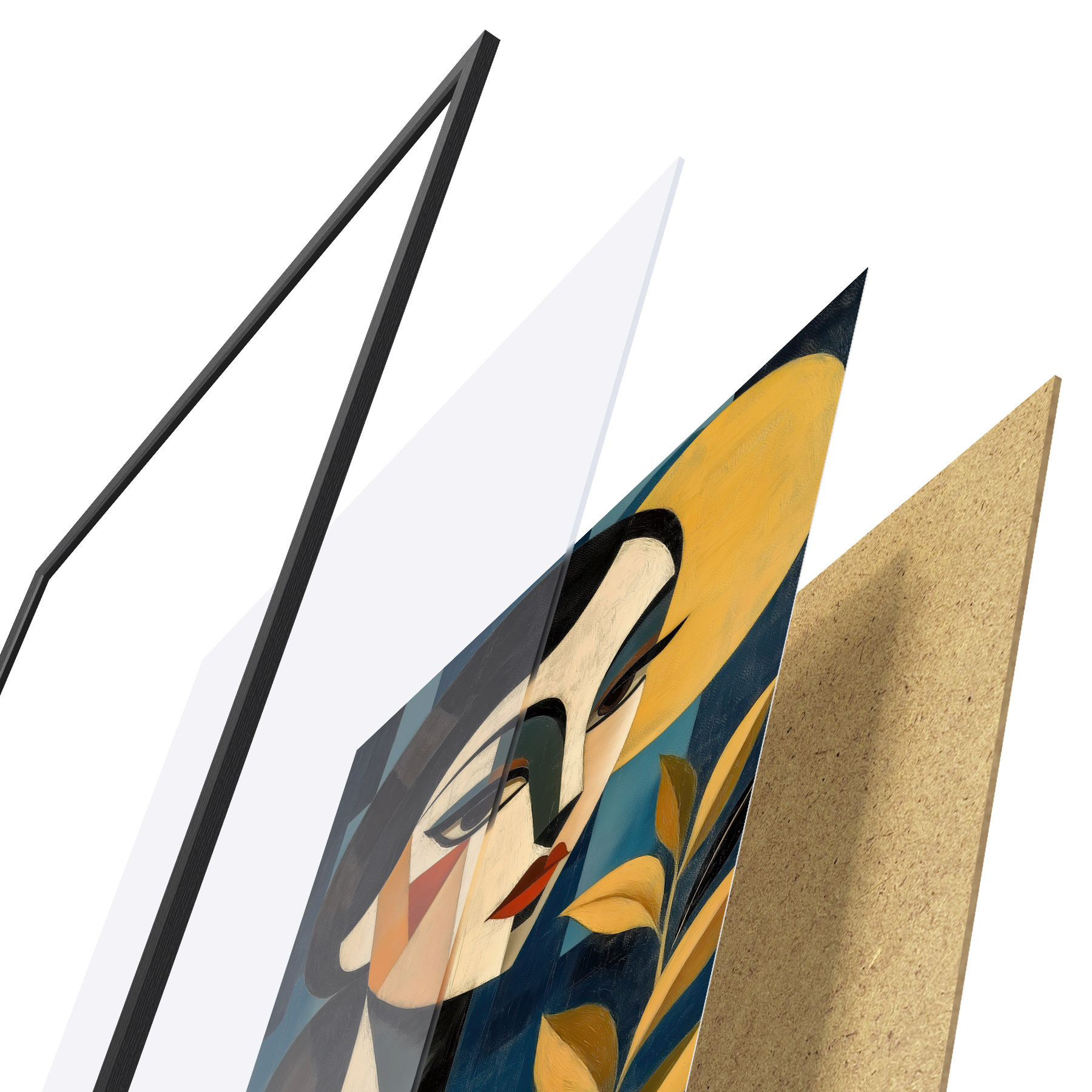 Poster Profil geometric f51011