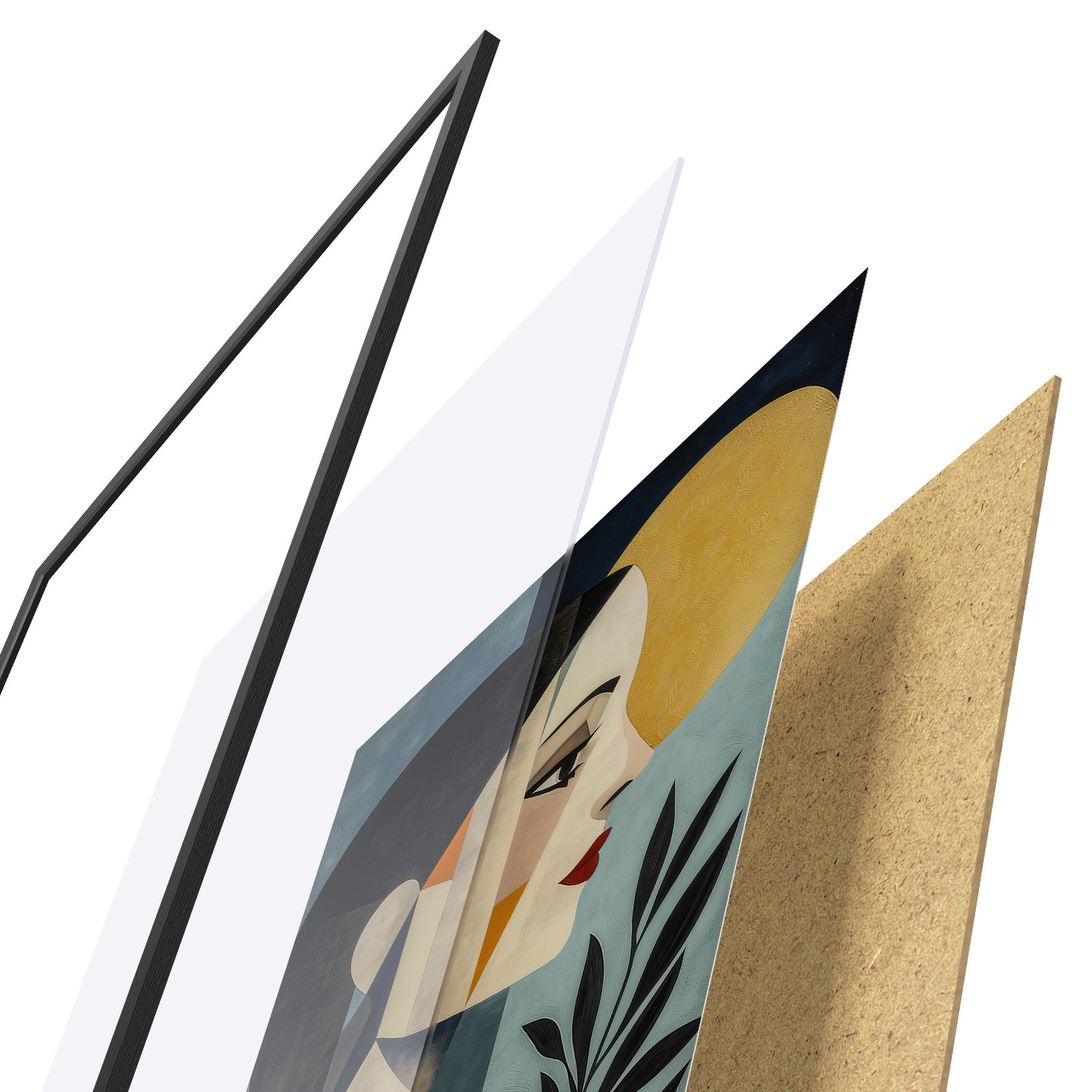 Poster Portrete geometrice abstracte d31072