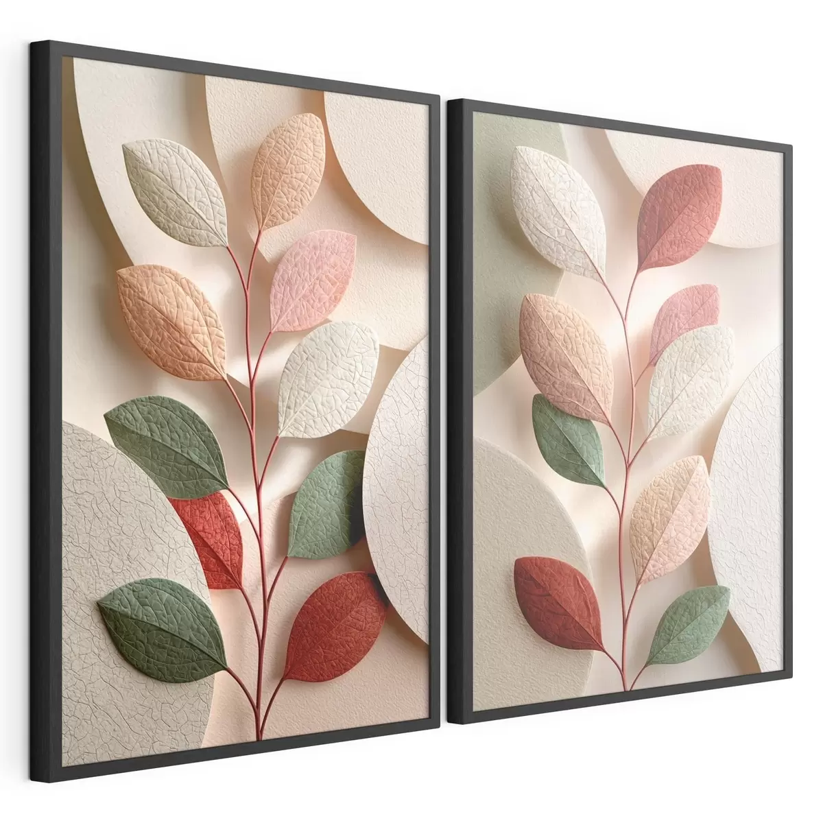 Poster Ramură cu forme geometrice d31036