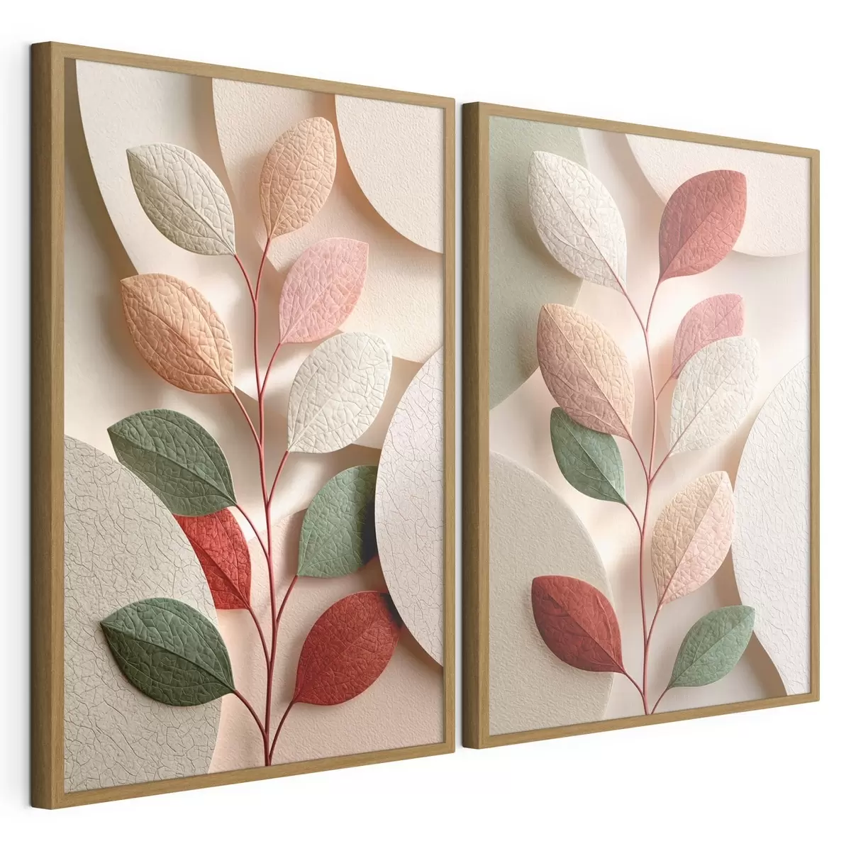 Poster Ramură cu forme geometrice d31036