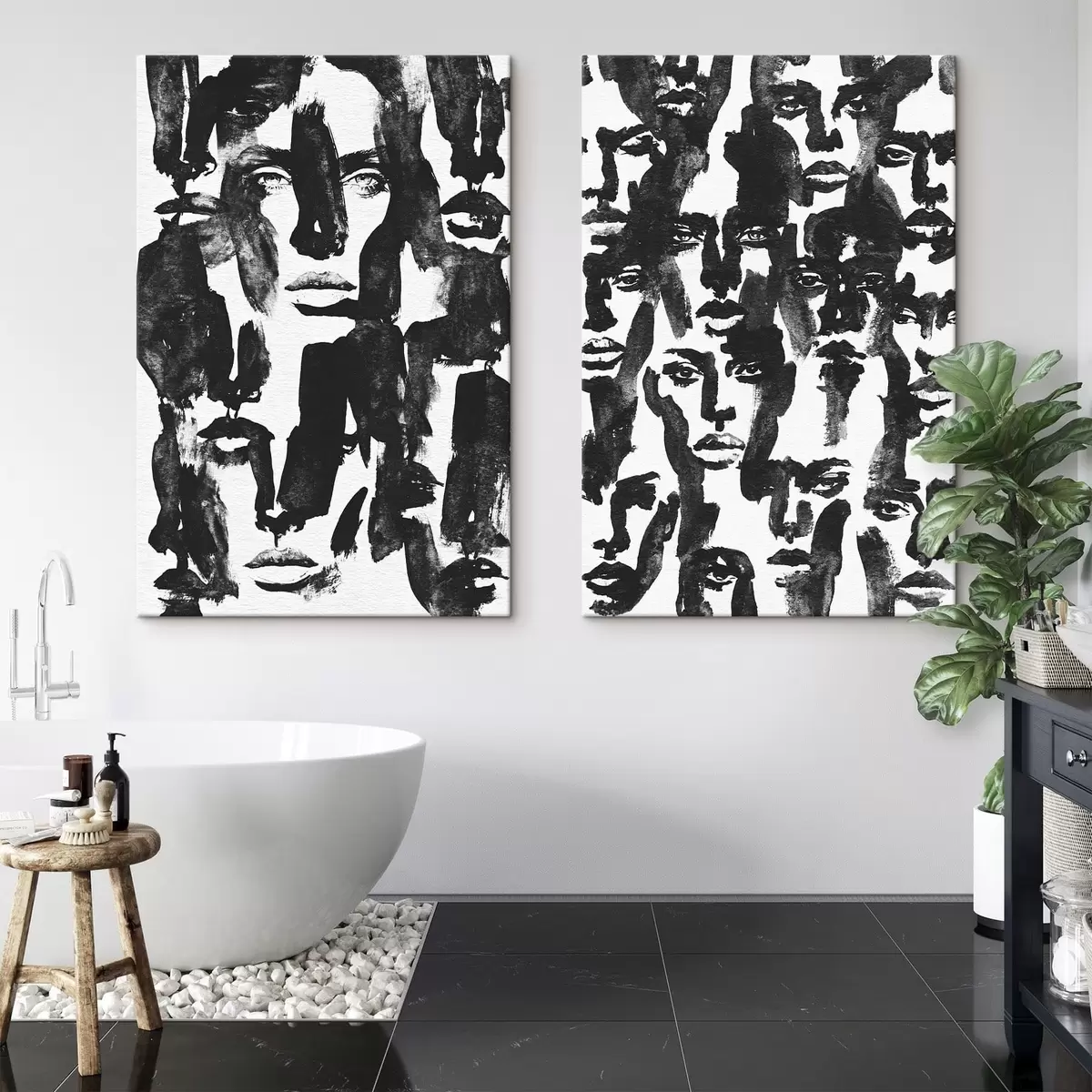 Tablouri Fețe abstracte m31035