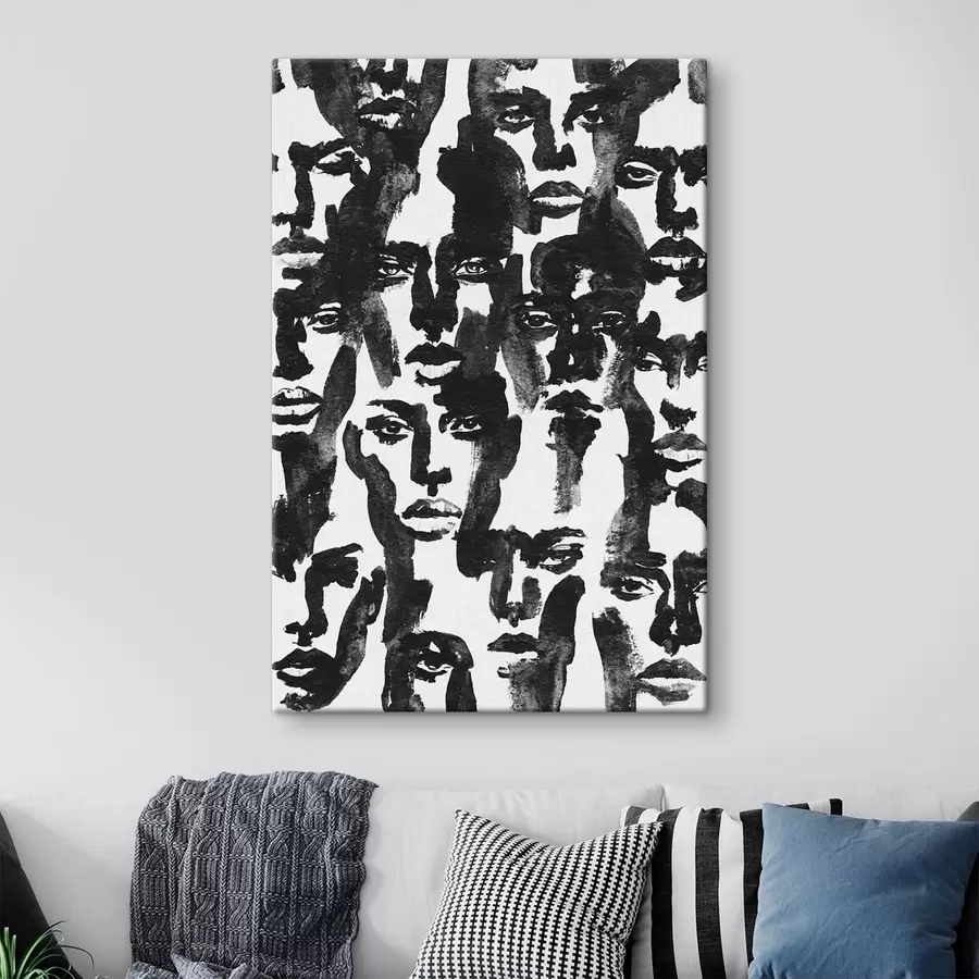 fototapet Fețe abstracte s50862