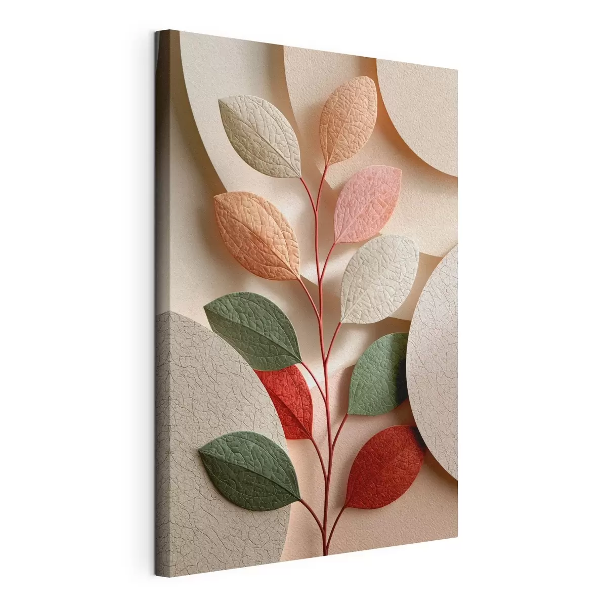 Tablouri Ramură botanică cu forme geometrice s50863