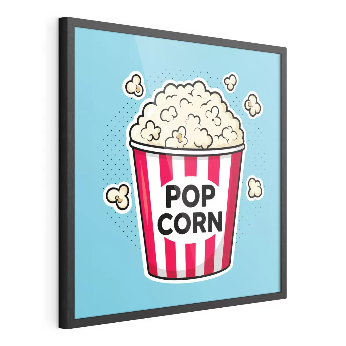 Poster Ora gustării cu popcorn delicios f50791