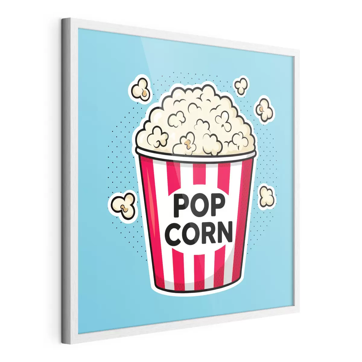 Poster Ora gustării cu popcorn delicios f50791