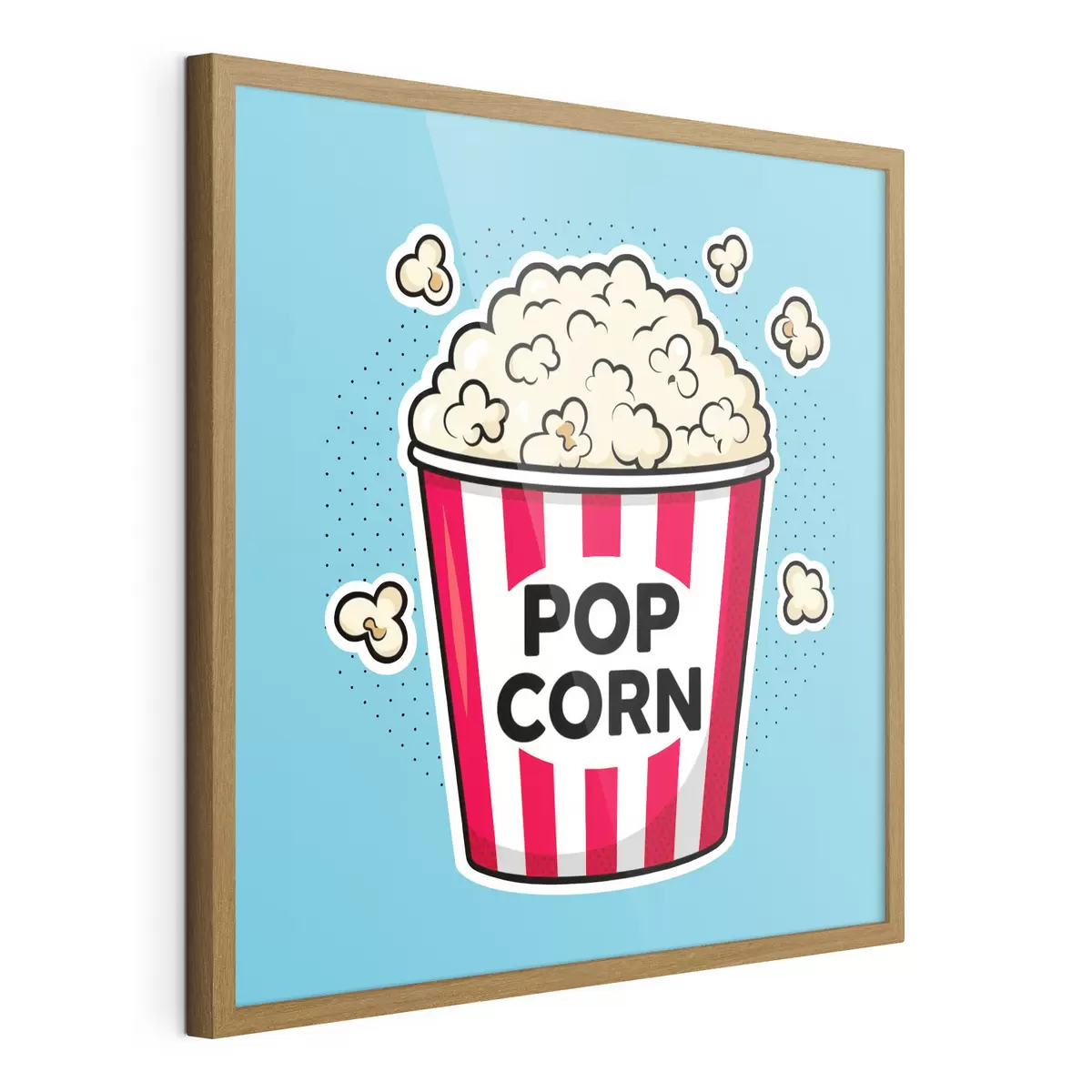 Poster Ora gustării cu popcorn delicios f50791