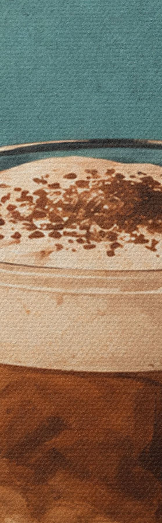 Tablouri Un macchiato delicios într-o zi însorită s50875