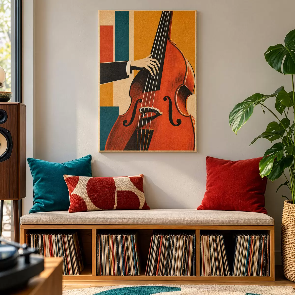 Tablouri O mână elegantă care cântă la un instrument muzical s50926