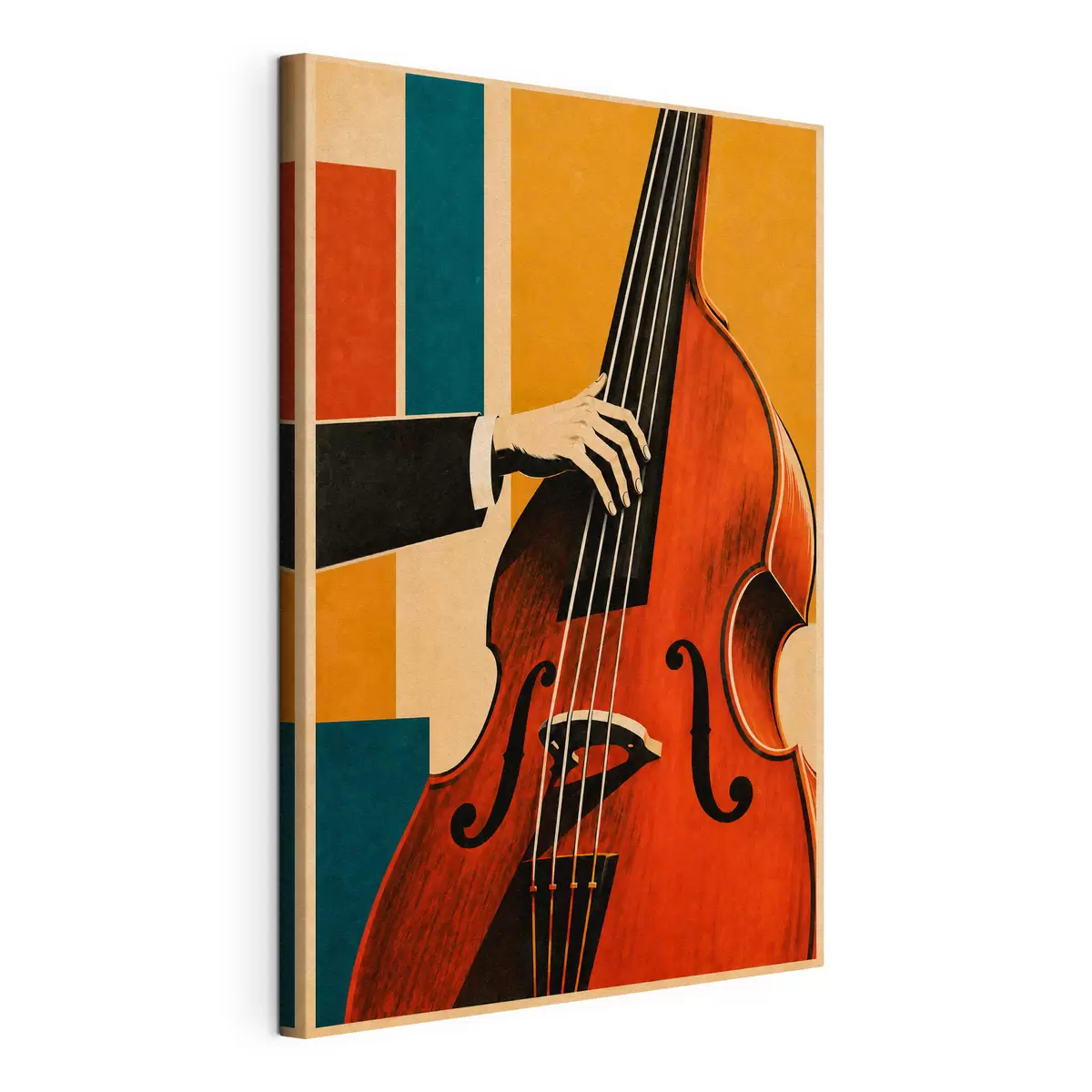 Tablouri O mână elegantă care cântă la un instrument muzical s50926