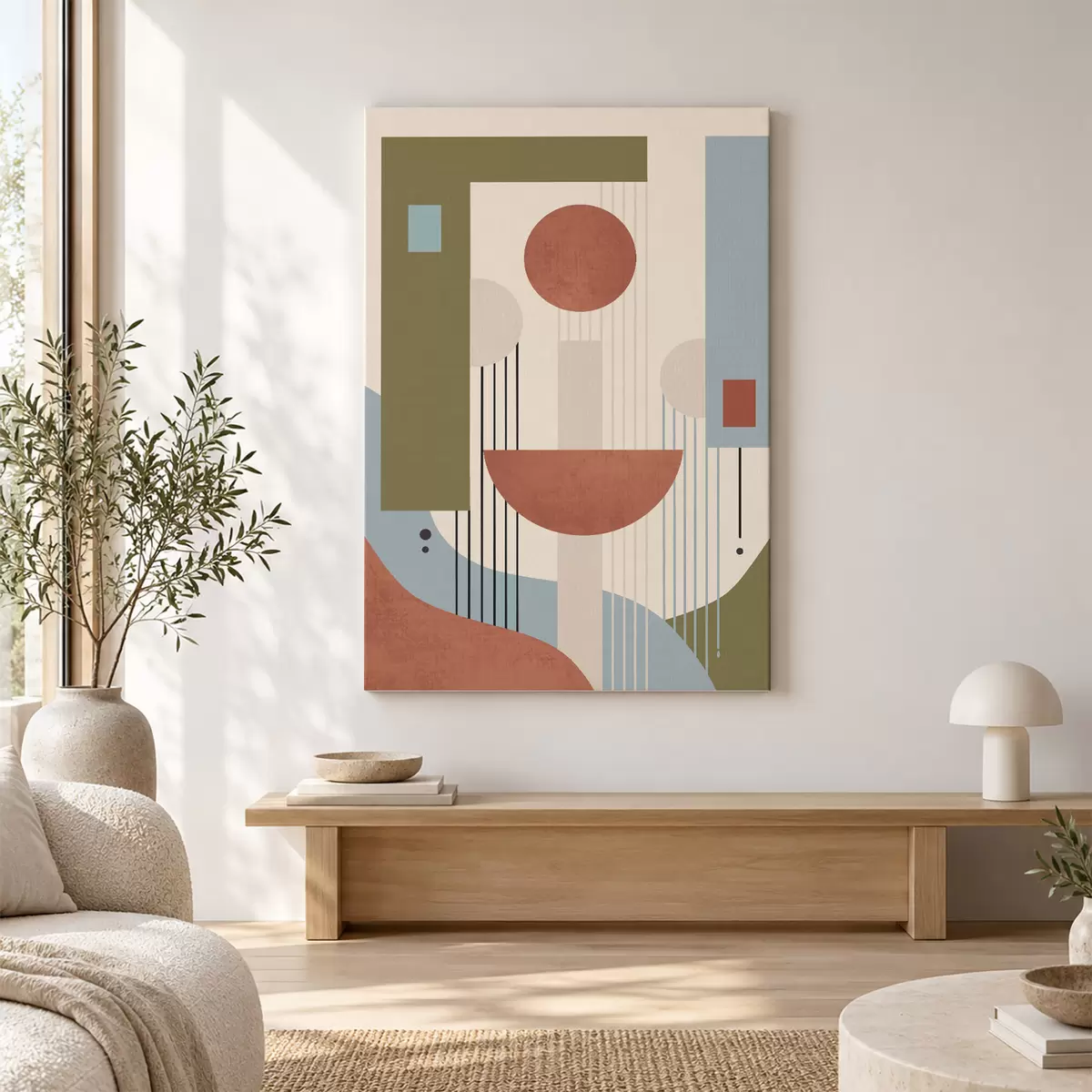 Tablouri Forme abstracte în tonuri calde s50732