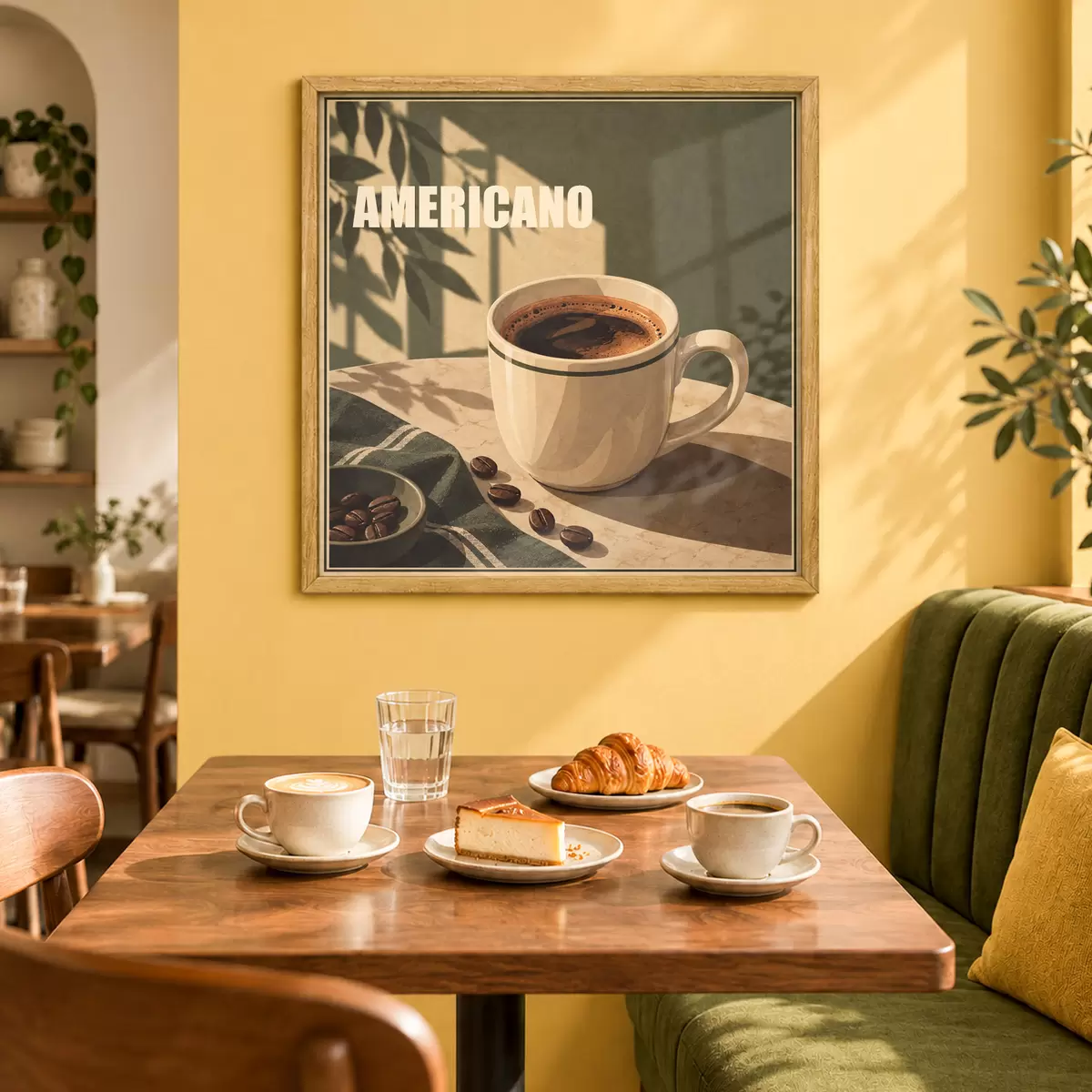 Poster Bucură-te de acest moment cu Americano f50872