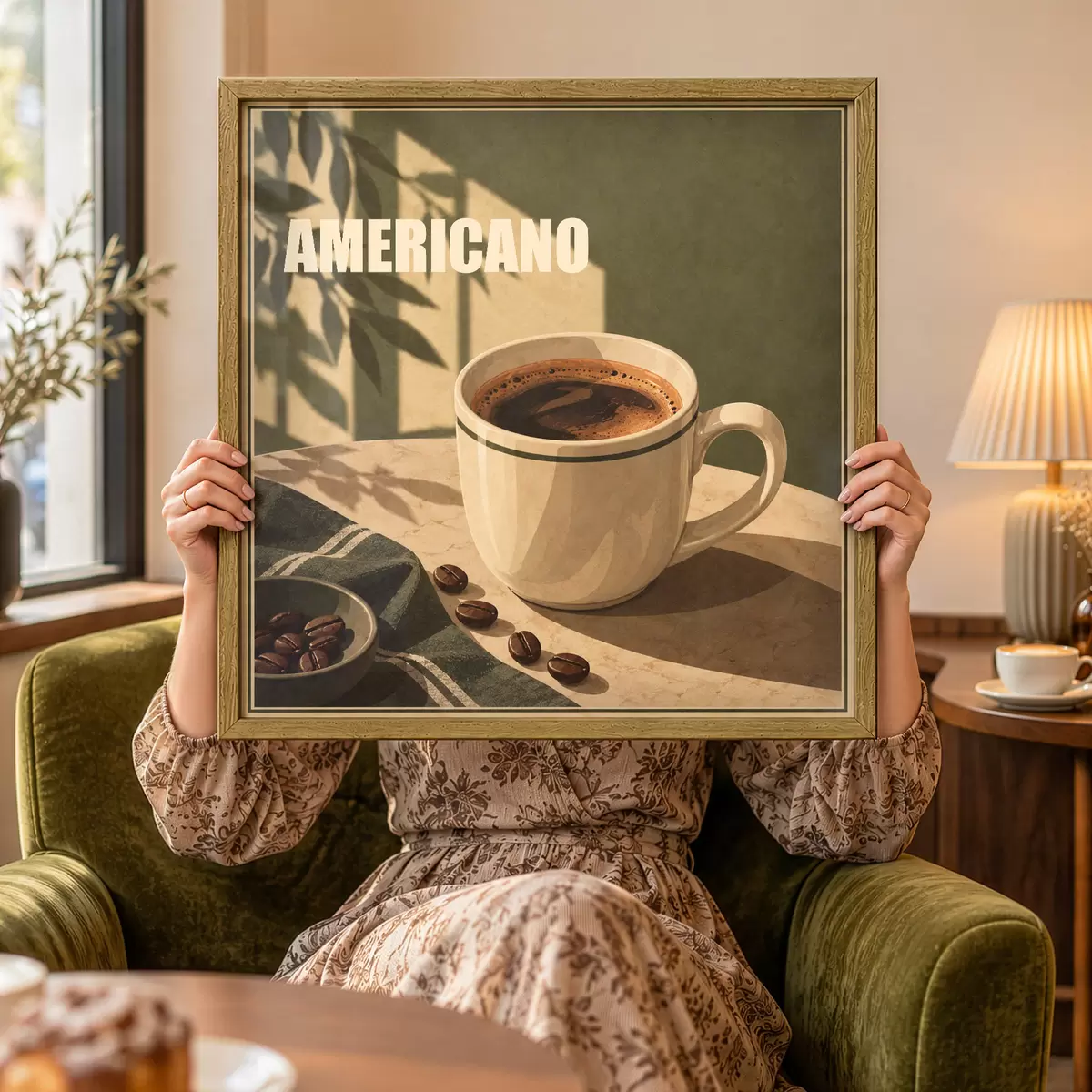 Poster Bucură-te de acest moment cu Americano f50872