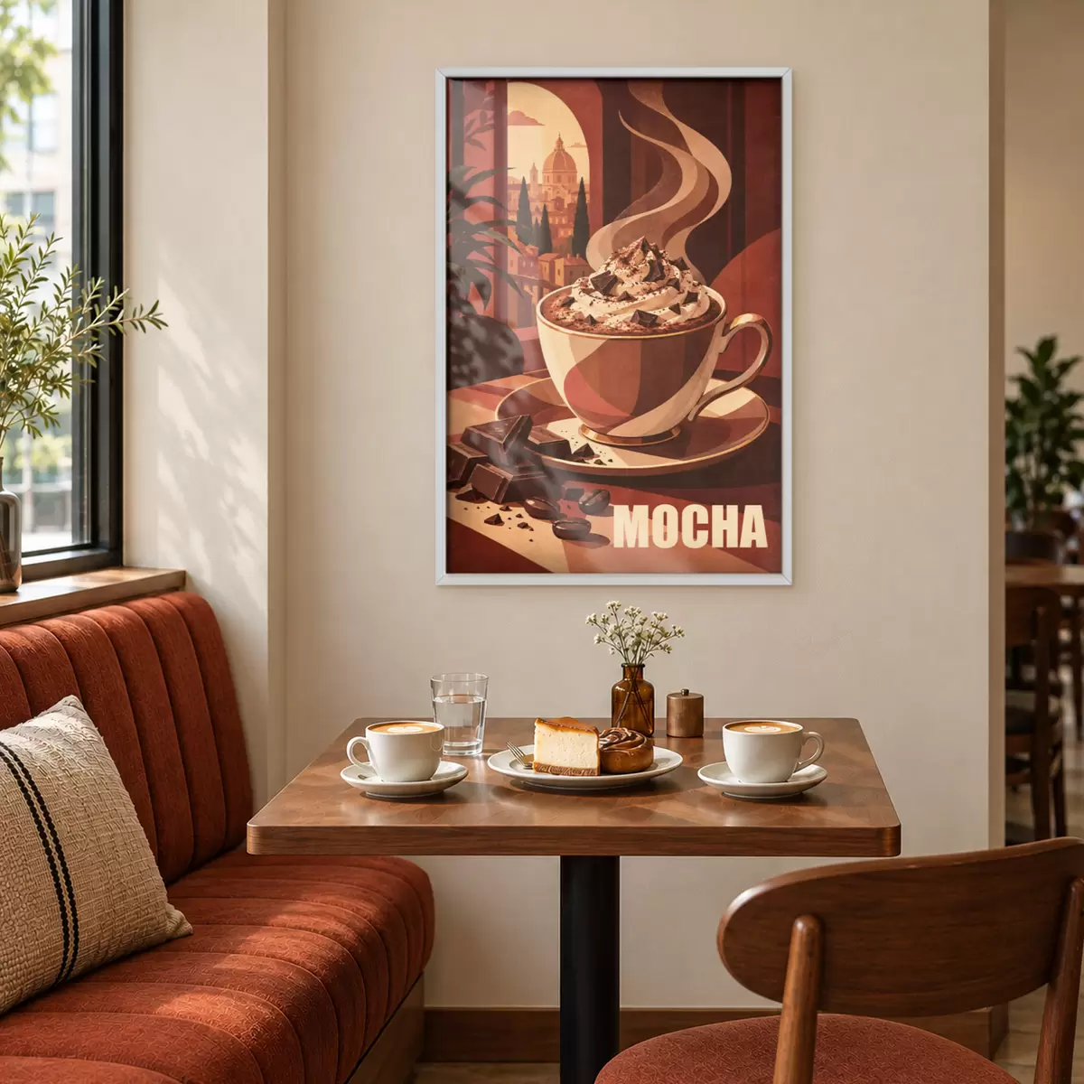 Poster Mocha caldă cu glazură cremoasă f50876