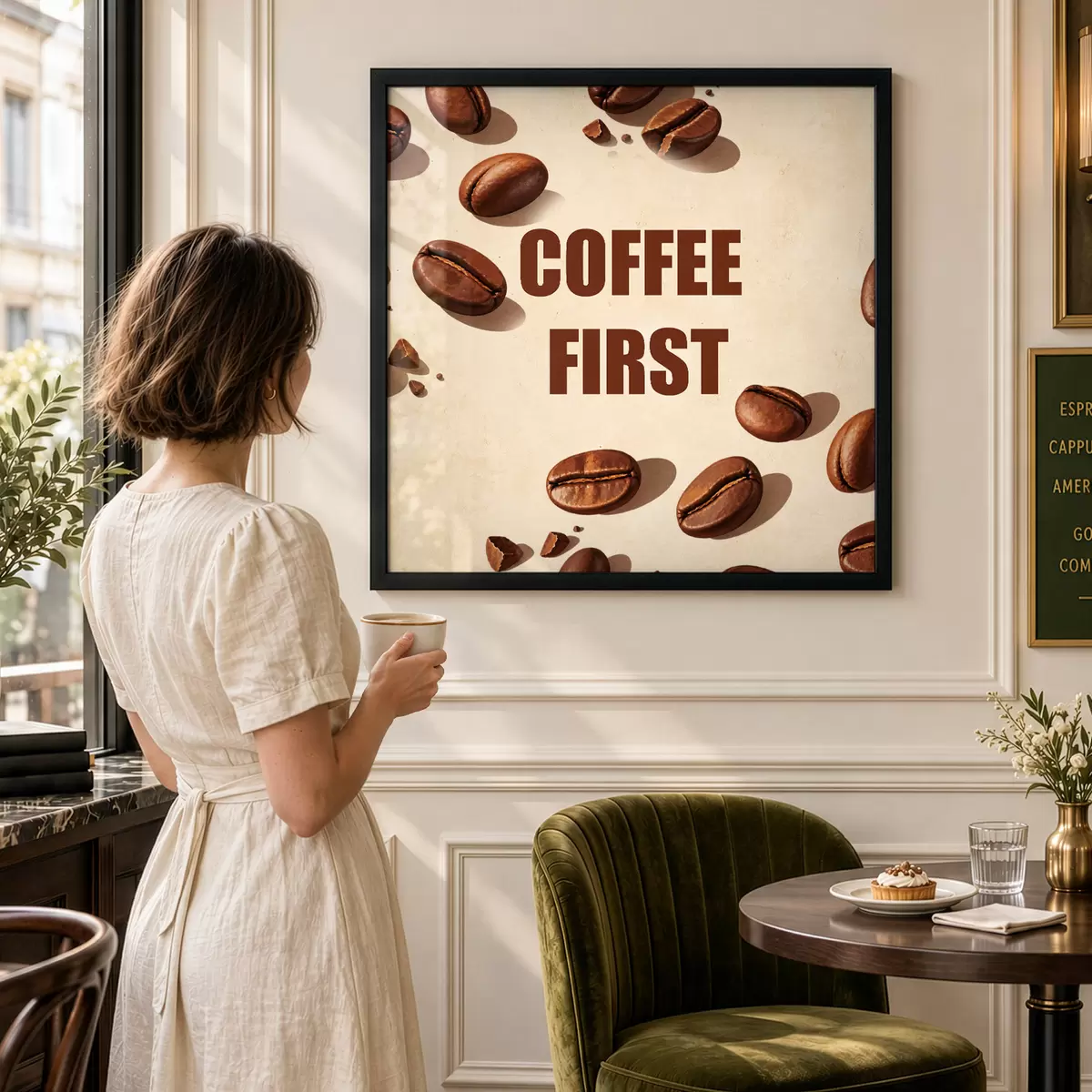 Poster Trezește-te și pregătește-ți cafeaua f50878