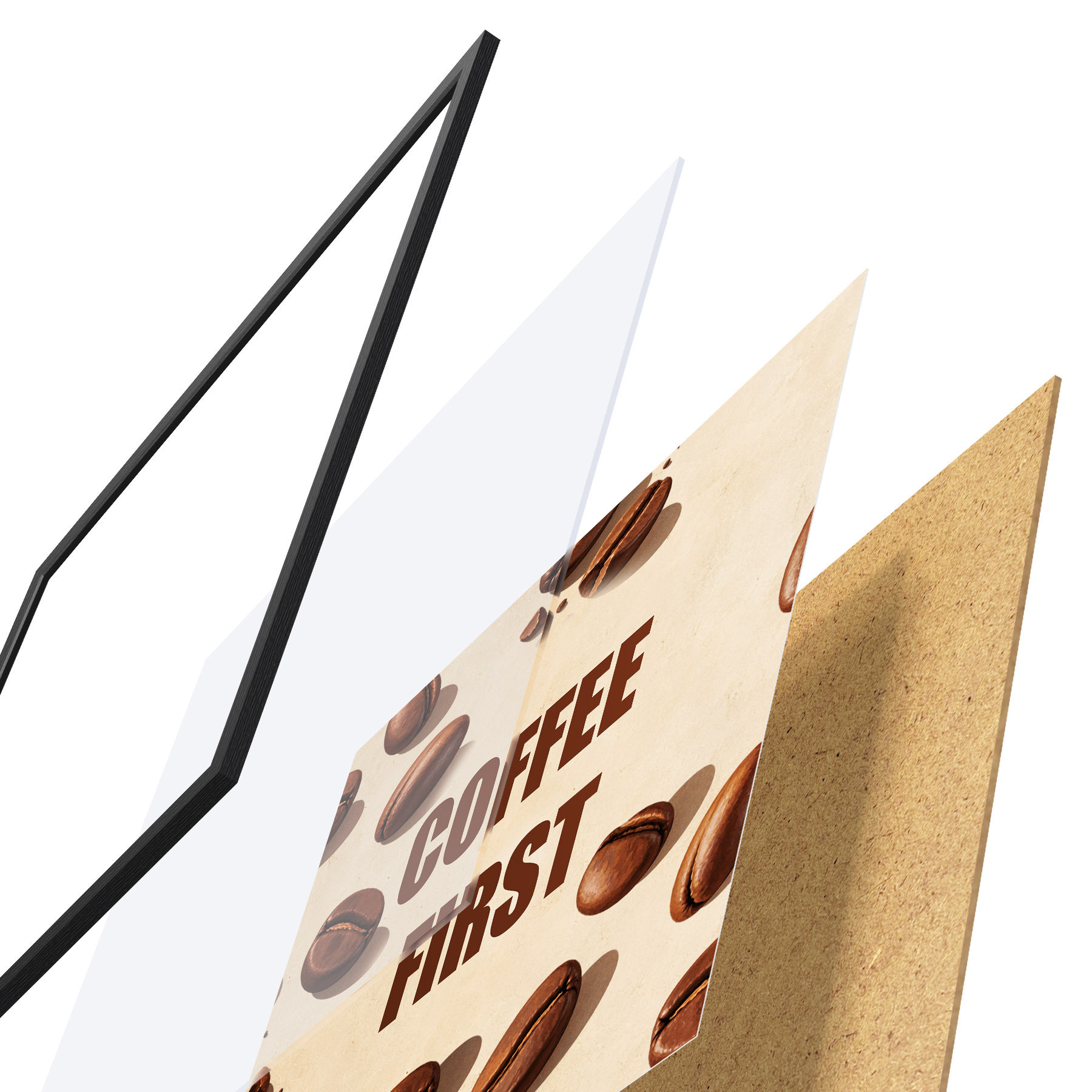 Poster Trezește-te și pregătește-ți cafeaua f50878