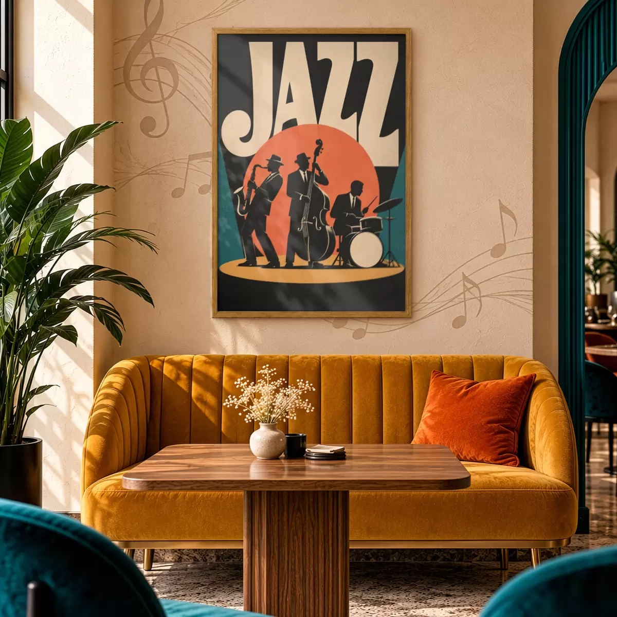 Poster Jazz live: ritmul și sufletul se îmbină f50921