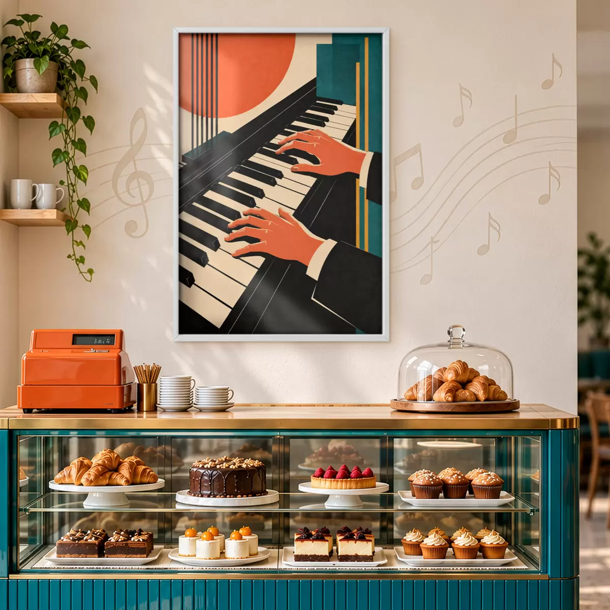 Poster Interpretarea melodiilor la pian f50922