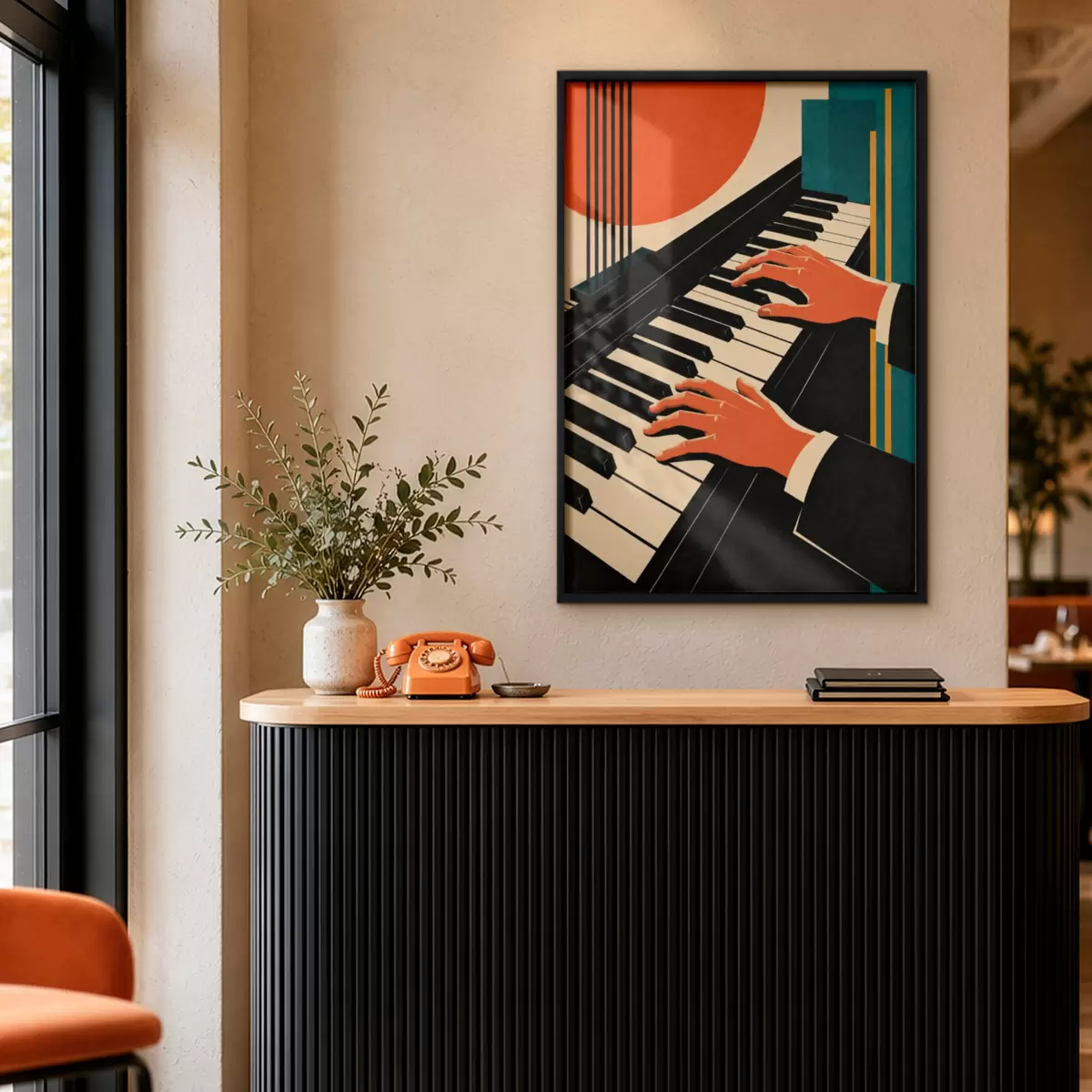 Poster Interpretarea melodiilor la pian f50922