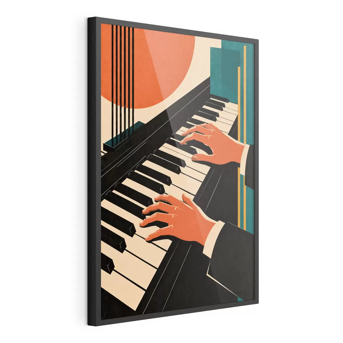 Poster Interpretarea melodiilor la pian f50922