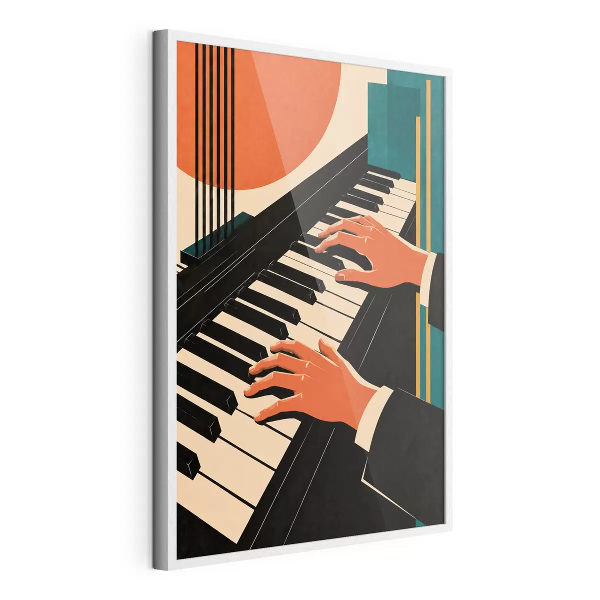 Poster Interpretarea melodiilor la pian f50922