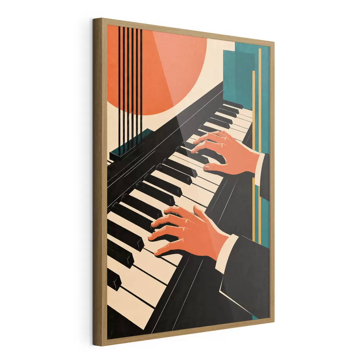 Poster Interpretarea melodiilor la pian f50922